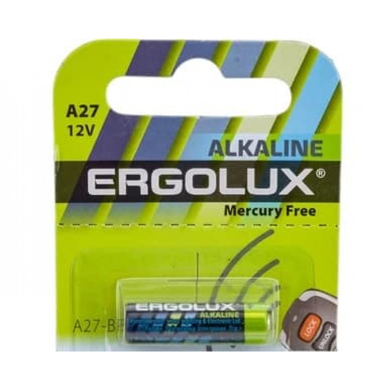 Ergolux Батарейки LR27A BР-5 батарейка 12В