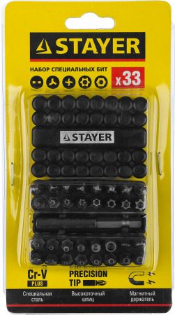 Набор бит СТАЙЕР МАСТЕР 33 предмета
