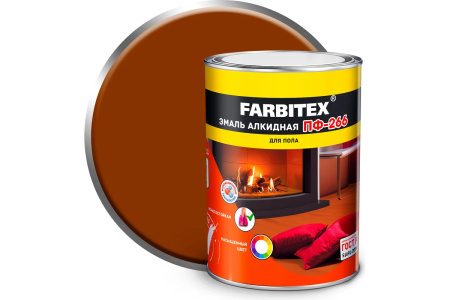 ПФ-266  FARBITEX  Желто-коричневый (2,7 кг) Эмаль алкидная