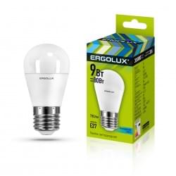 Лампа Ergolux led G45 9W E27 4K