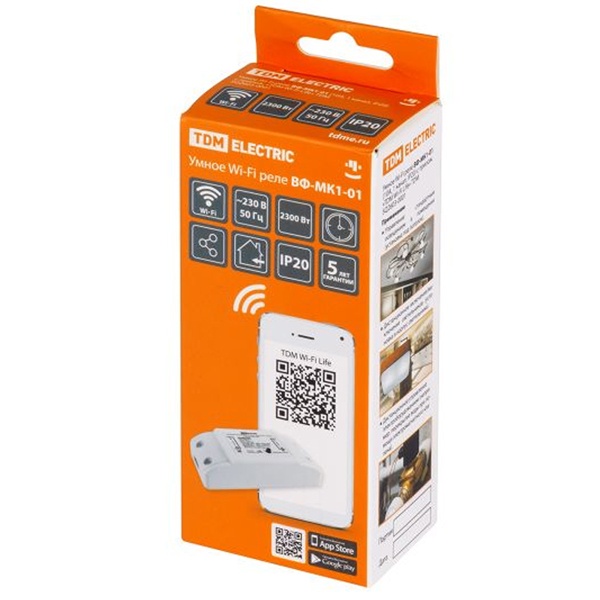 Реле умное WI-FI TDM 10A