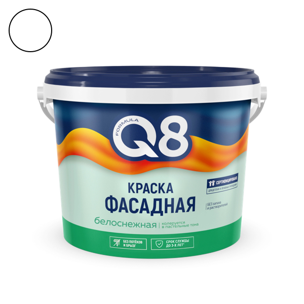 Краска Фасадная ФОРМУЛА  6,5кг