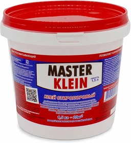 Клей для пот.покр. стиропоровый  1,5кг Master Klein