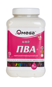 Клей "ПВА-Плюс" (банка 1кг)