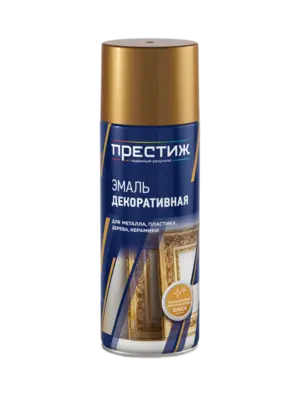 ПРЕСТИЖ аэрозоль декор эмаль металлик ЗОЛОТО