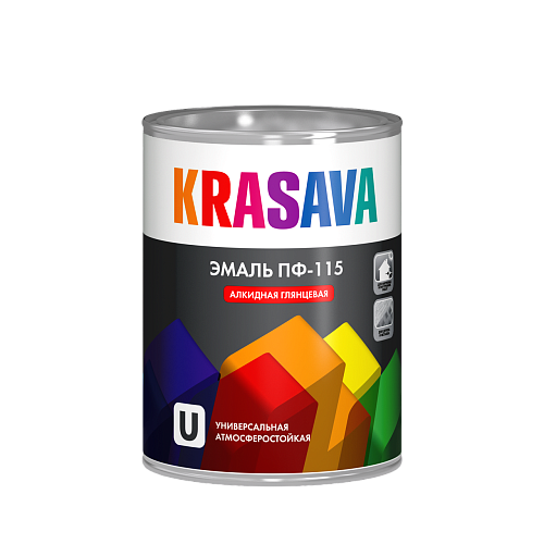 Эмаль ПФ-115 Кремовая КРАСАВА 0,9кг