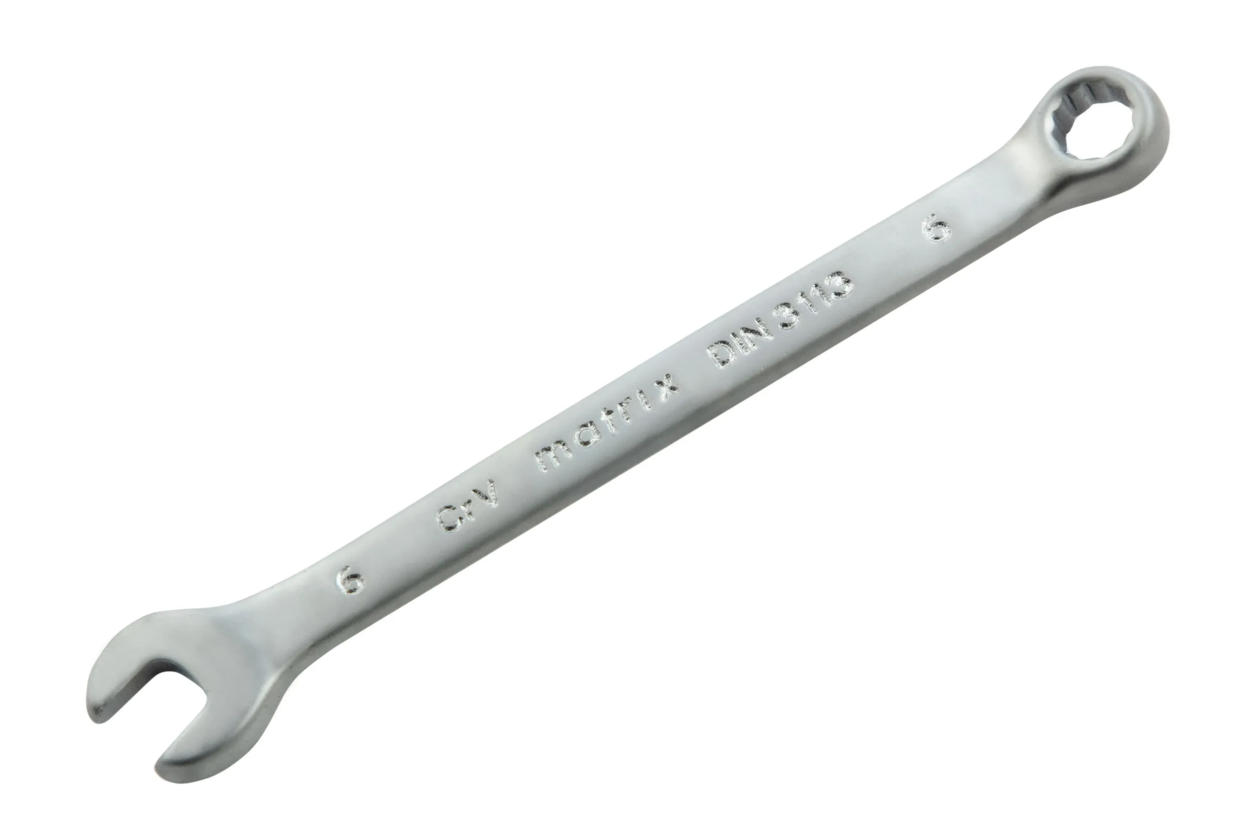 Ключ комбинирован. 6 мм MATRIX зеркальный хром