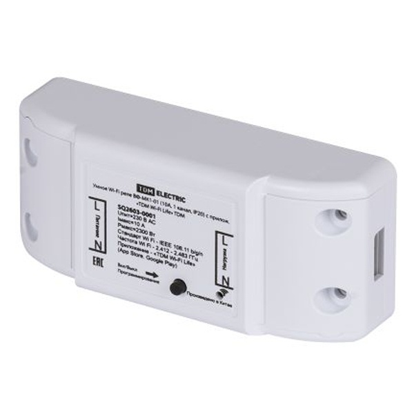 Реле умное WI-FI TDM 10A