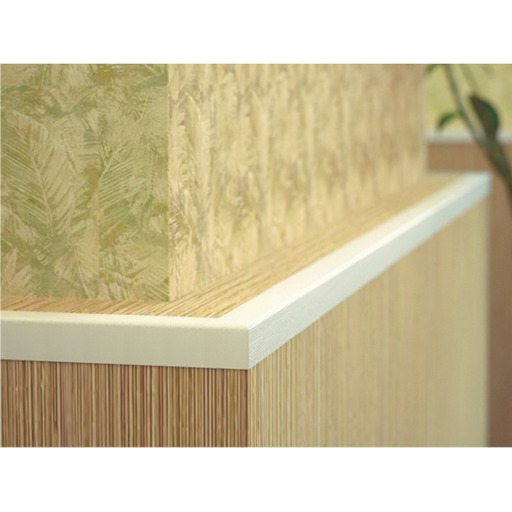 Угол с тиснением Rico Moulding однотон. 30*30*2700 №110 бел