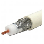 Кабель коаксиальный RG-6U выс. кач. CADENA белый