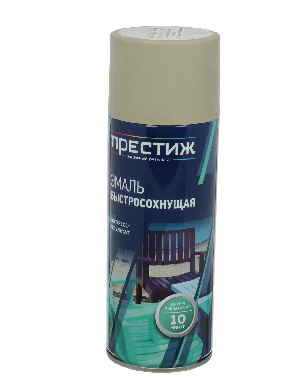 ПРЕСТИЖ аэрозоль эмаль акриловая СЕРО-БЕЛАЯ