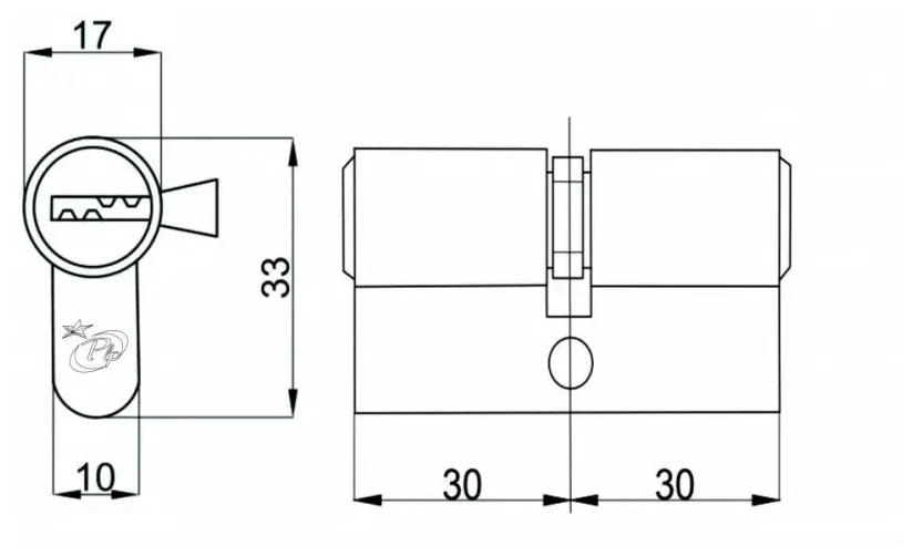 Цилиндр ZC 60 (30/30)