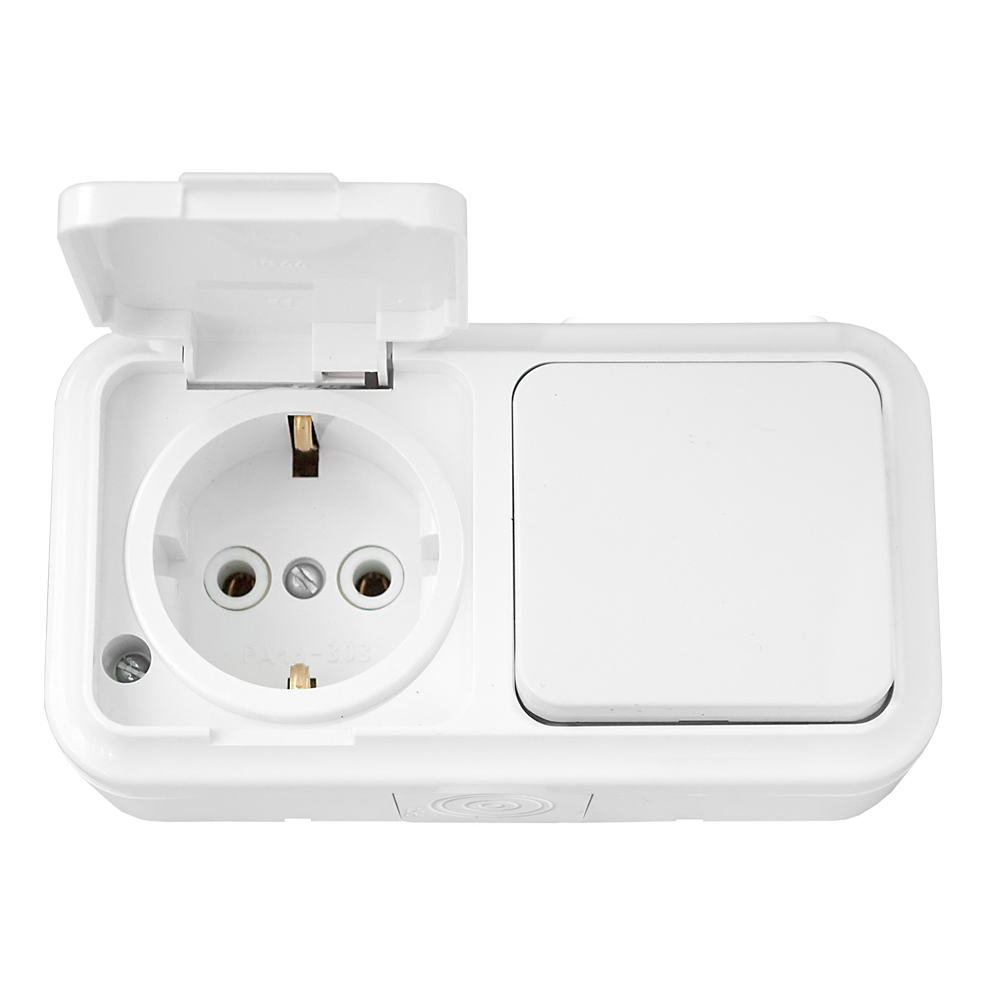 Блок В-РЦ-657 IP54 (1кл. выкл+роз. з.к)