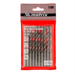 Сверло по металлу Matrix HSS 8,0мм (71580)