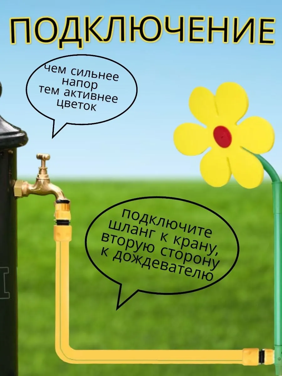 Полив ТАНЦУЮЩИЙ ЦВЕТОК