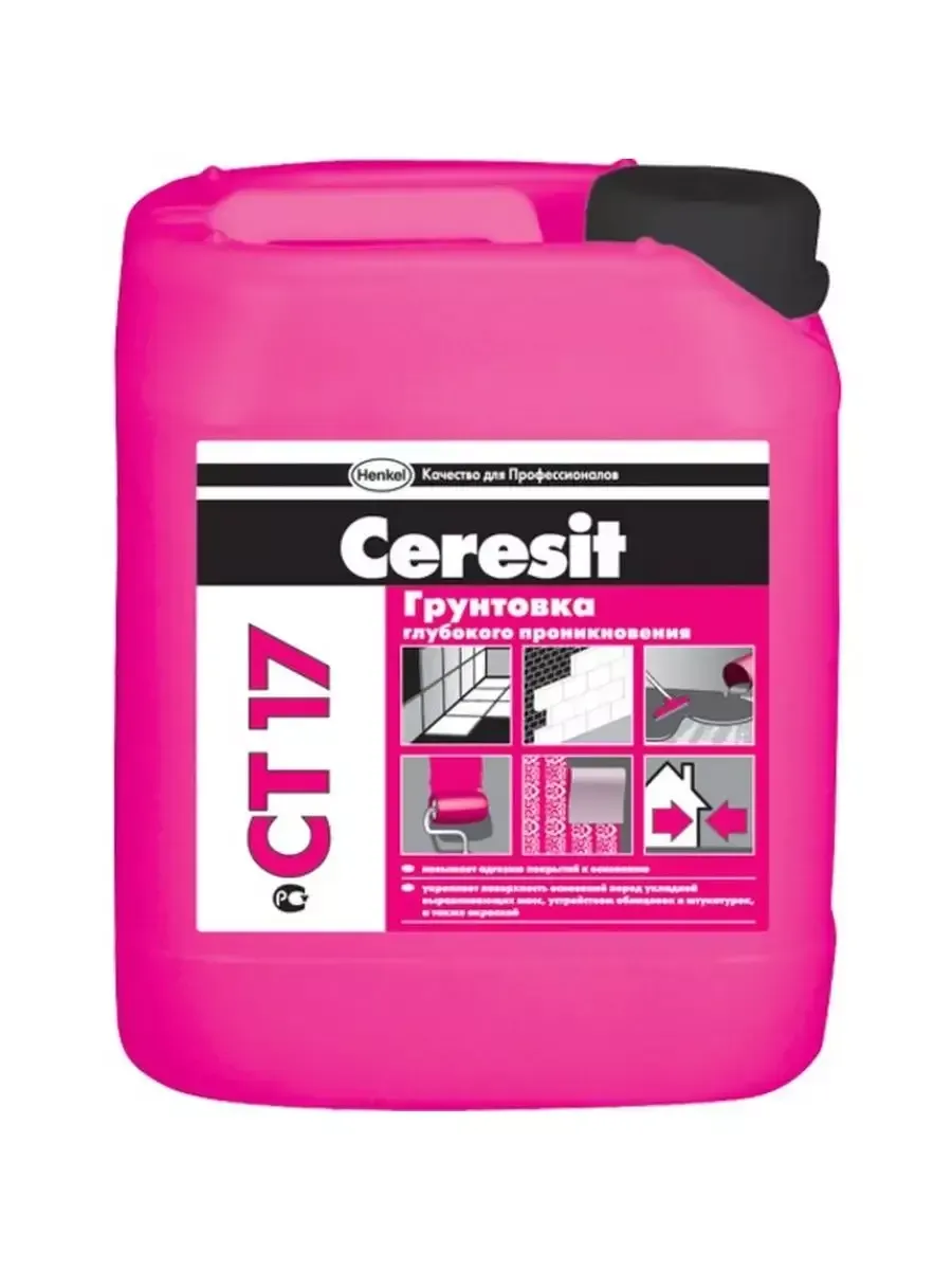 Ceresit CT-17/5 Глубокопроникающая грунтовка 5л Россия