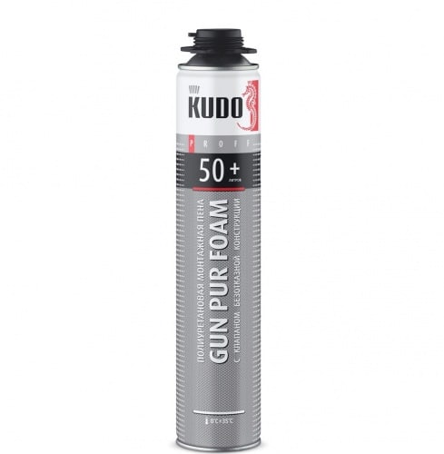 Пена полиуретановая монтажная KUDO PROFF 50+