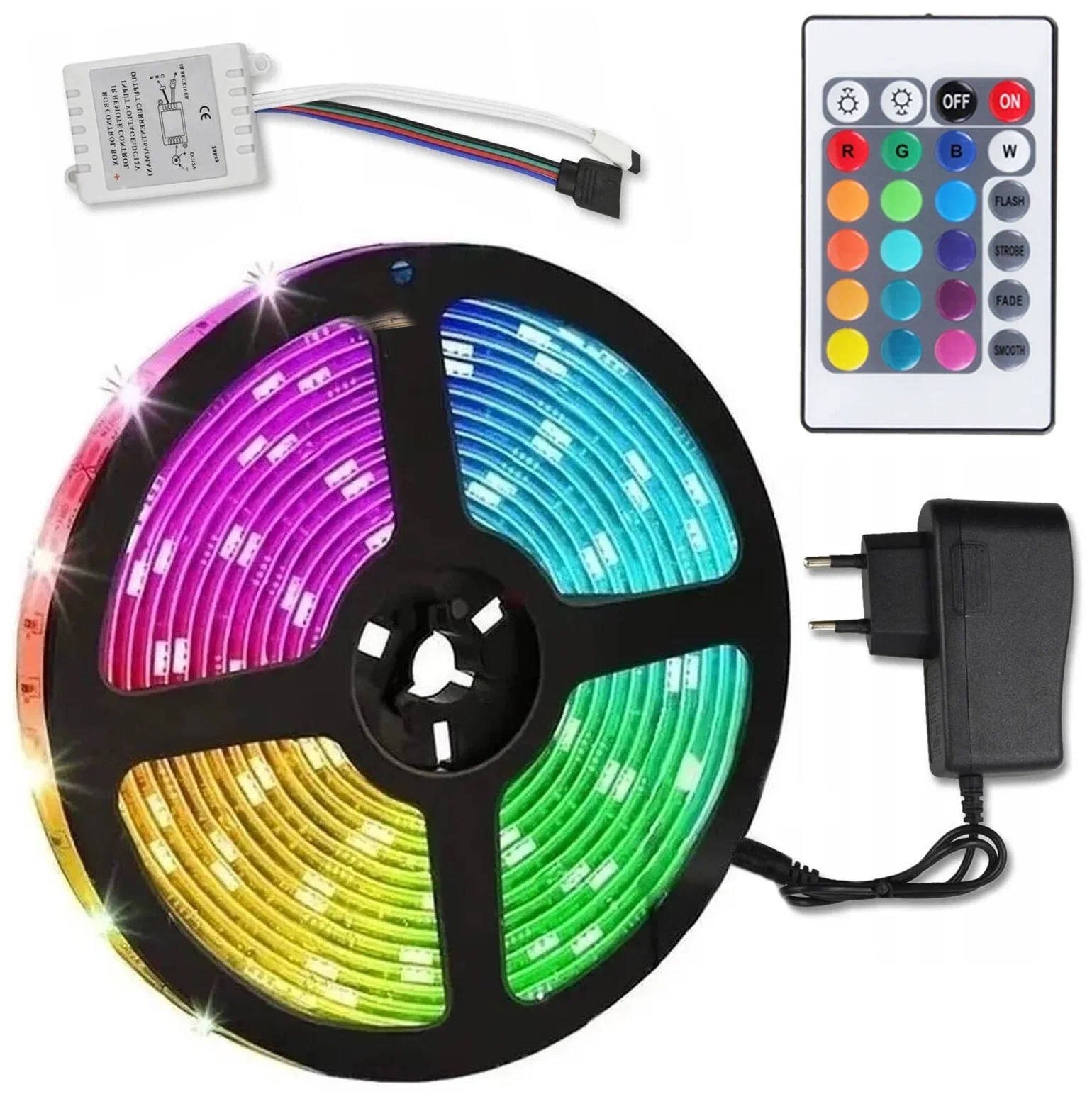 Светодиодная лента RGB комплект уличная