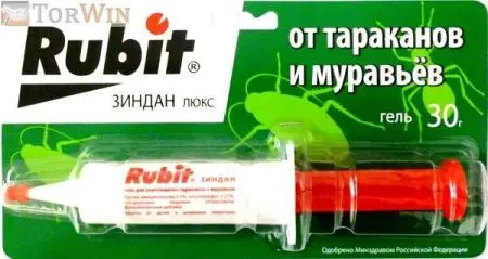 Гель от тараканов и муравьев 30г Рубит ЗИНДАН ЛЮКС
