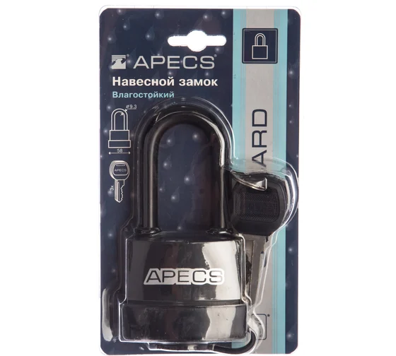 Замок навесной Apecs PDR 50*55*L