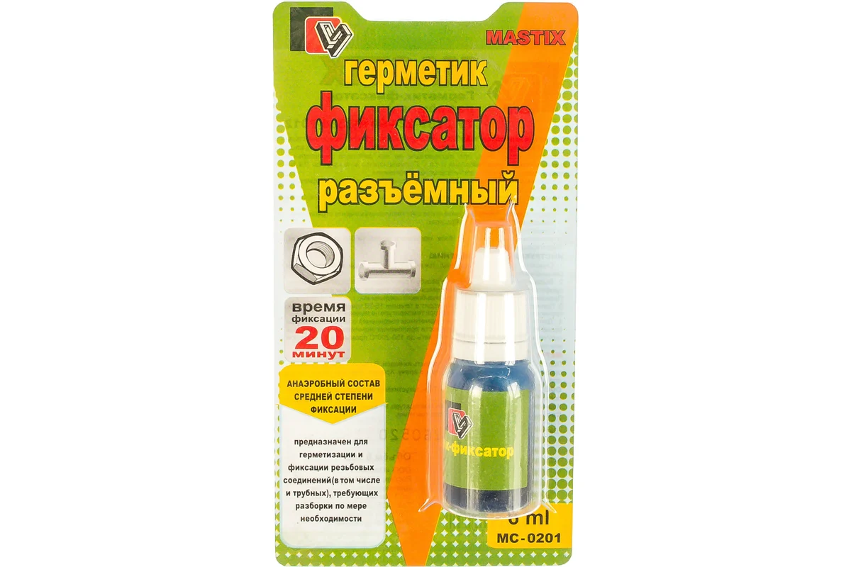 Фиксатор для резьбовых соединений Mastix 6мл (разъемный)