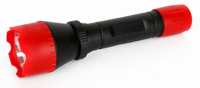 Фонарь 6102-TH красный ,1LED 2*R6