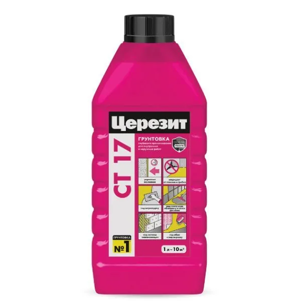 Ceresit CT-17/1 Глубокопроникающая грунтовка 1л Россия