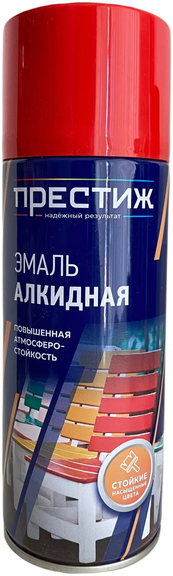 ПРЕСТИЖ аэрозоль эмаль ОГНЕННО-КРАСНАЯ