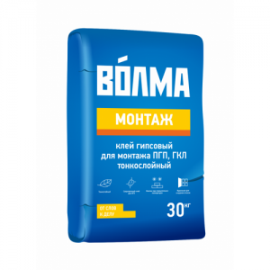 Клей волма МОНТАЖНЫЙ ДЛЯ ГКЛ 30кг