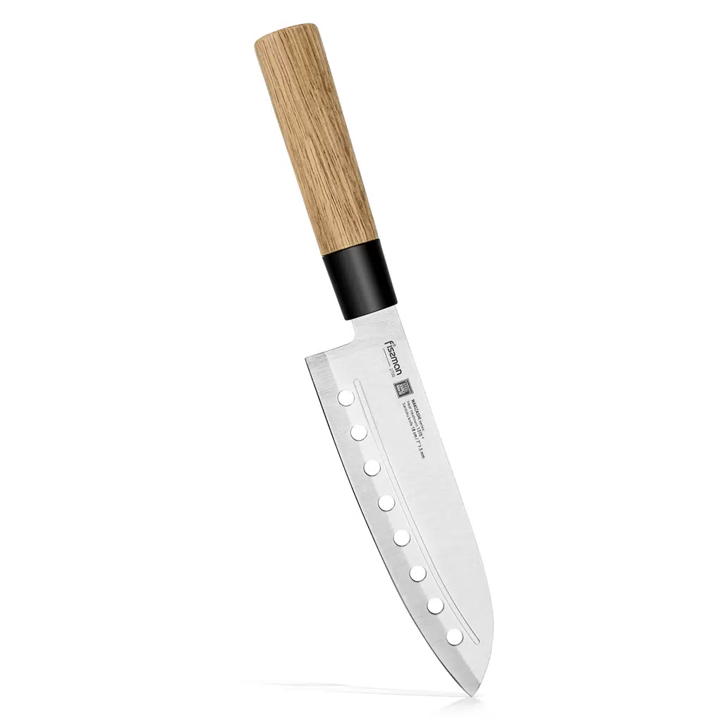 Нож кухонный охотник с отверстиями 4,5"