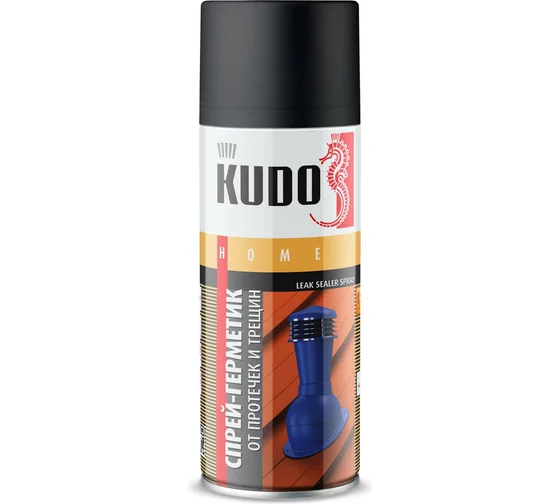 Герметик спрей КУДО черный KU-H302