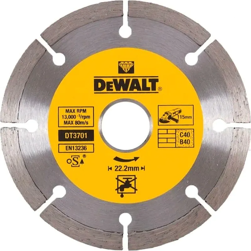 Диск отрезной СЕГМЕНТ 115 DEWALT