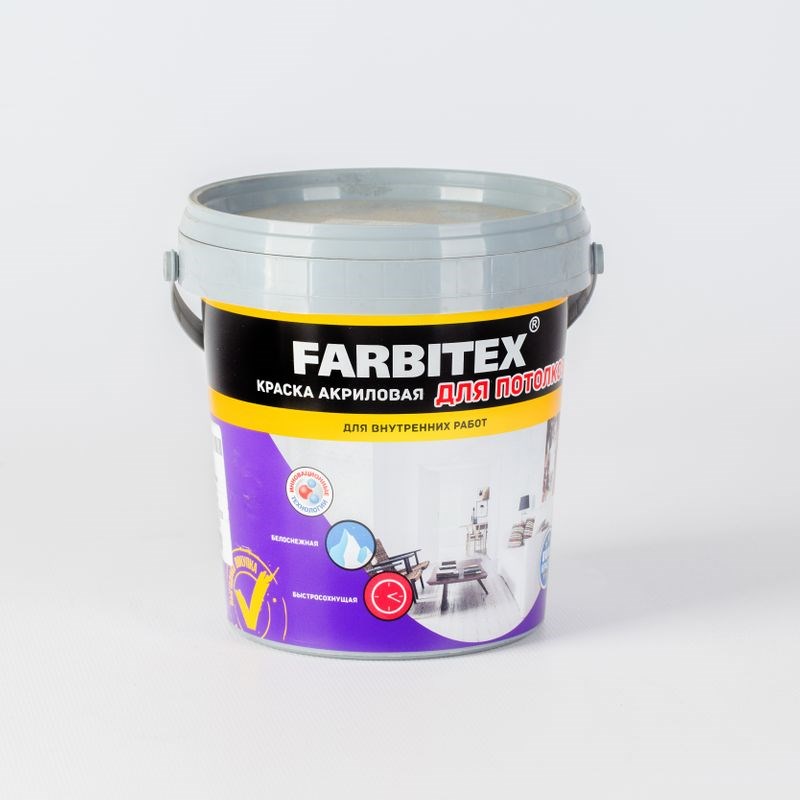 Интерьерная (1,1 кг) Краска акриловая  FARBITEX