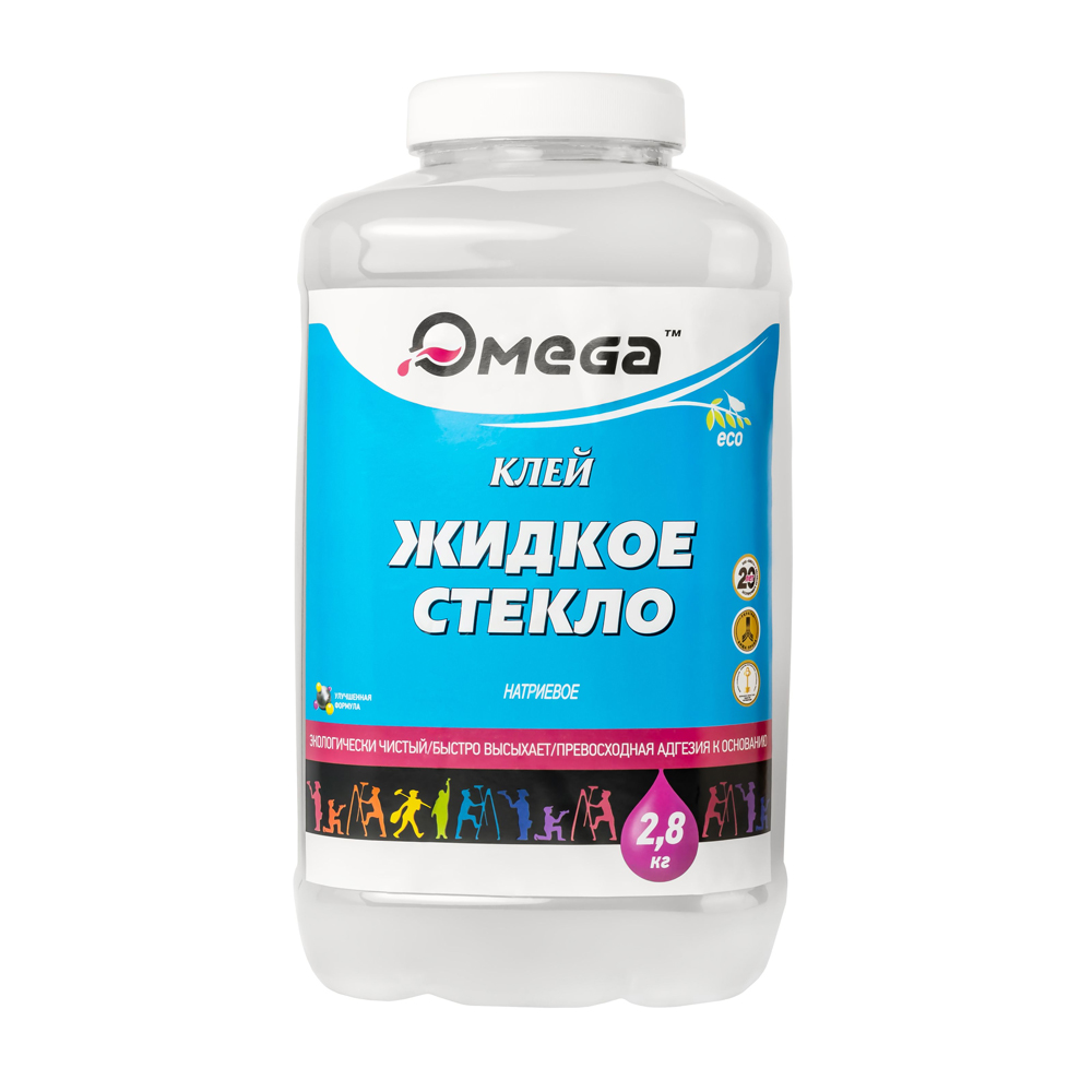 Клей "Жидкое стекло" (банка 2,8кг)