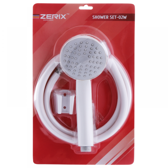 Набор  ZERIX СЕТ-02(SET-02W) шланг, лейка, кронштейн