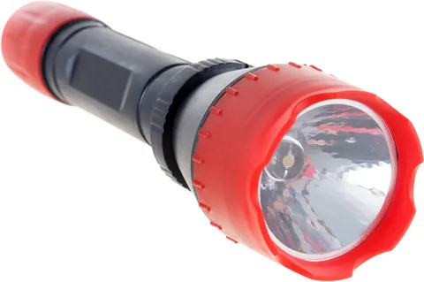 Фонарь 6102-TH красный ,1LED 2*R6