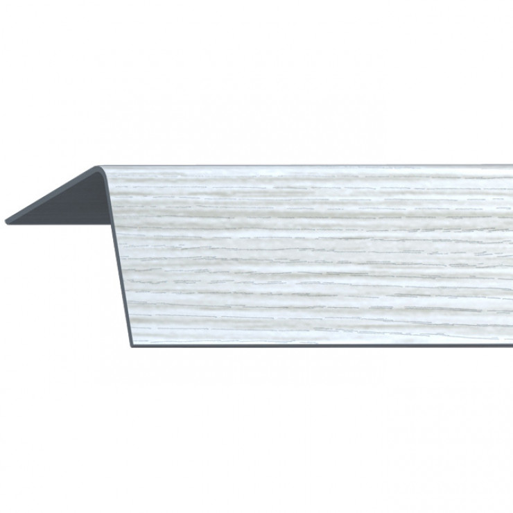 Угол с тисн. Rico Moulding текстур 20*20*2700 №103 серый