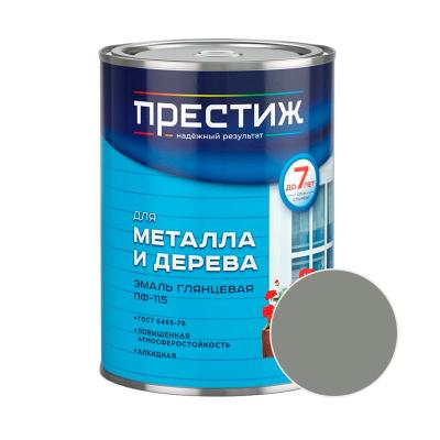 Эмаль ПФ-115 СЕРЫЙ ПРЕСТИЖ 0,9кг